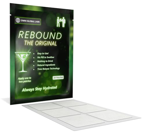 REBOUND Classic Party Patch - Extended Steady Release - 30 Patches - Natural Blend for a Balanced Nightlife!