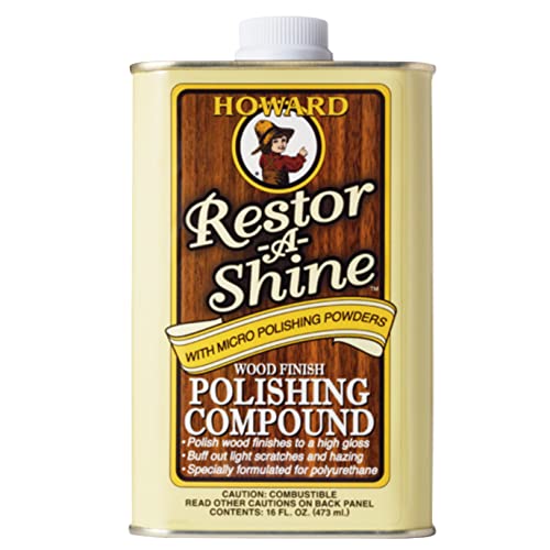 Howard RS0016 Restor-A-Shine Wood Finish Polishing Compound - 16 oz