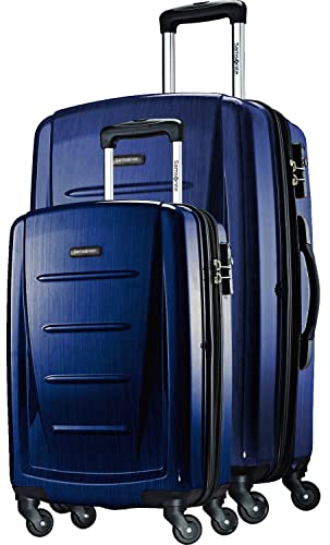 Samsonite Winfield 2 Hardside Expandable Luggage with Spinner Wheels (Navy, 2-Piece Set (20/28))