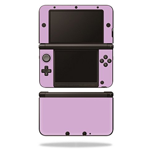 MightySkins Skin Compatible with Nintendo 3DS XL Original (2012-2014 Models) Sticker Wrap Skins Solid Purple