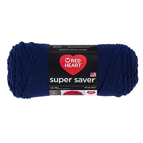 Red Heart Super Saver Yarn 387 Soft Navy