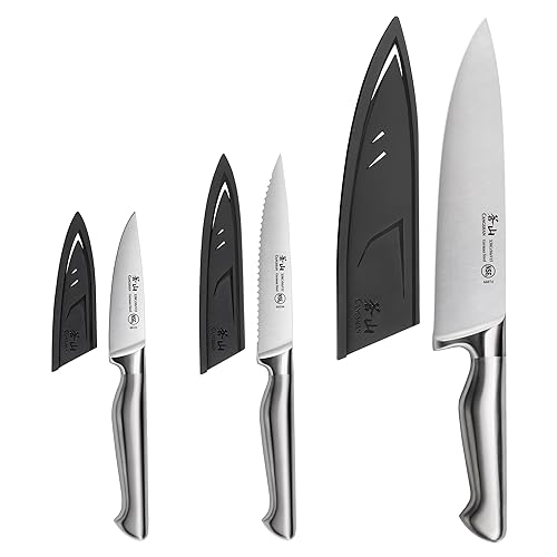 Cangshan Sanford Series 1027174 German Steel 3-Piece Knife Starter Set with Sheaths
