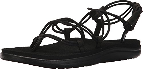 Teva Women's Voya Infinity Sandal, Black, 9