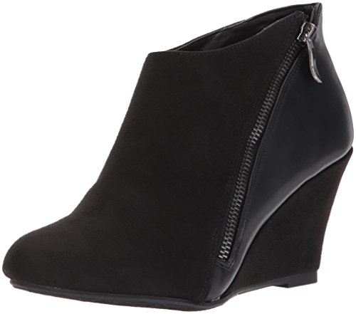 CL by Chinese Laundry Women's Viola Ankle Bootie, Black Suede-Calf, 7.5 M US