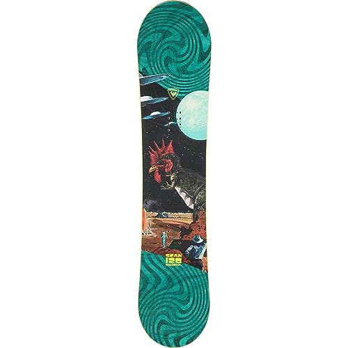 Rossignol Kid's Scan Durable Lightweight Wood Fiberglass All-Mountain Freestyle Snowboard, 120