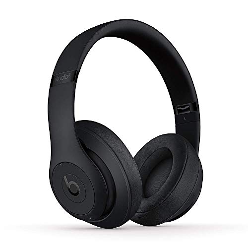 Beats Studio3 Wireless Noise Cancelling Over-Ear Headphones - Apple W1 Headphone Chip, Matte Black (Latest Model) (Renewed)