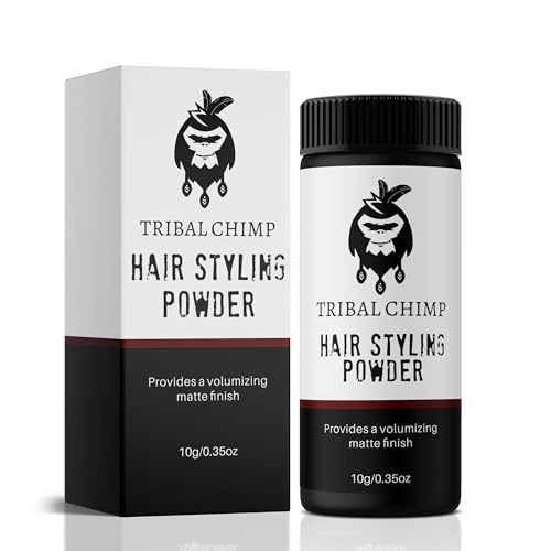 Tribal Chimp Hair Styling Powder for Men and Women, Hair Volumizer and Texture Powder - Single Pack, 10g