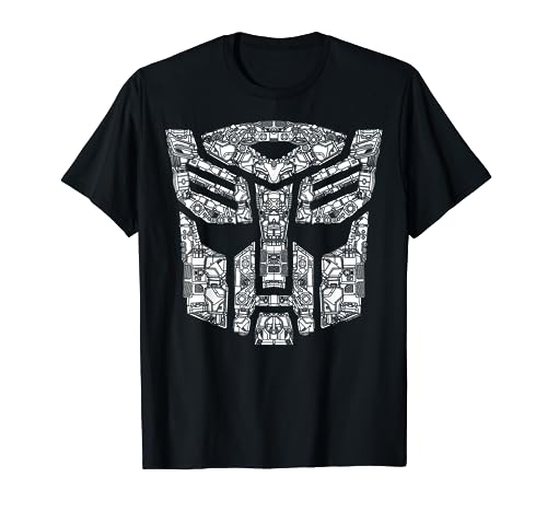 Transformers Autobots Iconic Black T-Shirt - Classic Fit, Short Sleeve