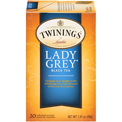 Twinings Lady Grey Black Tea, 20 Tea Bags