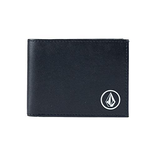 Volcom Men's Corps Polyurethane Wallet, Black, One Size
