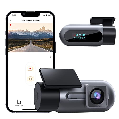 ARIFAYZ Dash Cam WiFi FHD 1080P Car Camera, Front Dash Camera for Cars, Mini Dashcams for Cars with Night Vision, 24 Hours Parking Mode, WDR, Loop Recording, G-Sensor, APP, Support 128GB Max