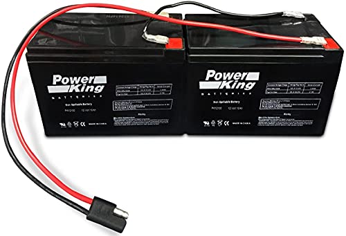 24V Currie Technologies 24-Volt 10-Amp Scooter SLA Battery Replacement Pack for use with eZip E-400, E-450, and E-500, iZip IZ-300, and Schwinn SW-400 and SW-500 Series Scooters Beiter DC Power