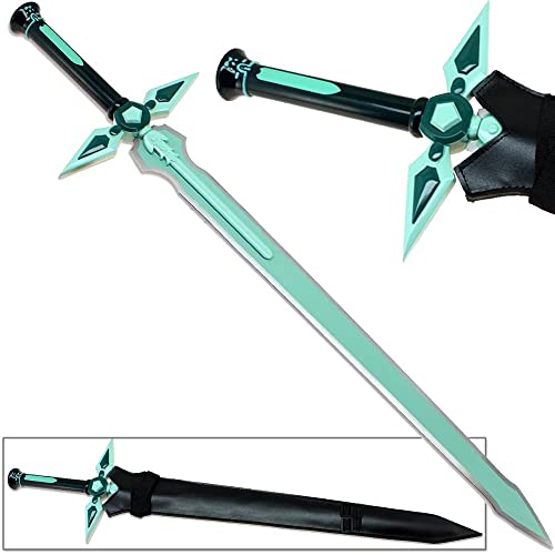 Sword Art Online SAO Kirito Elucidator Sword Medium Carbon Steel with Sheath … (Kirito Kirigaya)