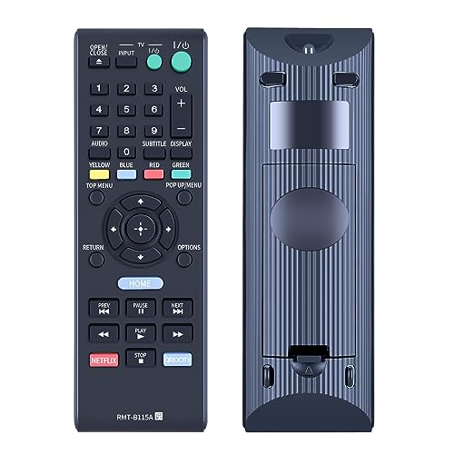 RMT-B115A Replacement Remote Control Compatible for Sony Blu-Ray Disc DVD Player BDP-S570/WM BDP-S760 BDP-580 BDP-S560 BDP-S480 BDP-S470 BDP-S360 BDP-BX2 BDP-BX57 BDP-S2100