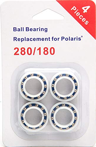 ATIE 280/180 Pool Cleaner Wheel Bearings C-60 C60 Replacement for Zodiac Polaris 180/280 Pool Cleaner Part C-60 C60 (4 Pack)