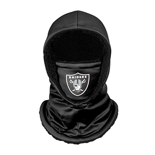FOCO Las Vegas Raiders NFL Black Hooded Gaiter, adult (SVNFGRHDSN)