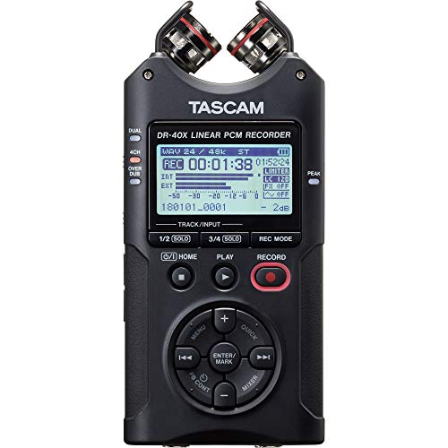 Tascam DR-40X FOUR TRACK AUDIO RECORDER/USB AUDIO INTERFACE