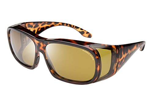 Eagle Eyes FitOns Polarized Sunglasses - Tortoise Shell