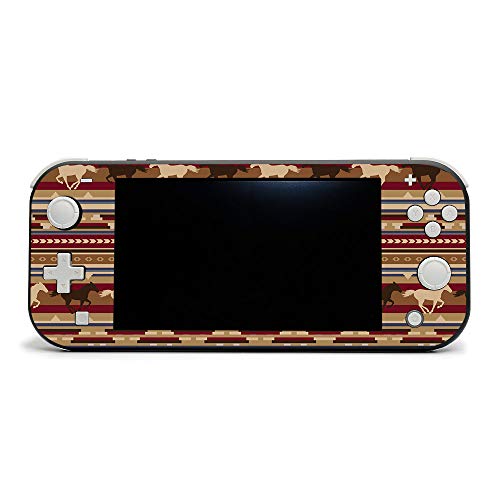 MightySkins Skin Compatible with Nintendo Switch Lite - Western Horses | Protective, Durable, and Unique Vinyl Decal Wrap Cover | Easy to Apply, Remove, and Change Styles | Made in The USA