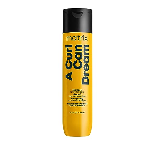 Matrix A Curl Deep Cleansing Clarifying Shampoo - Removes Build Up, Curly & Coily Hair - Silicone & Paraben Free, Manuka Honey - 10.1 Fl Oz