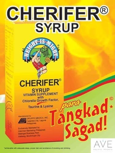 CHERIFER Syrup with Chlorella Growth Factor, Taurin & Lysine