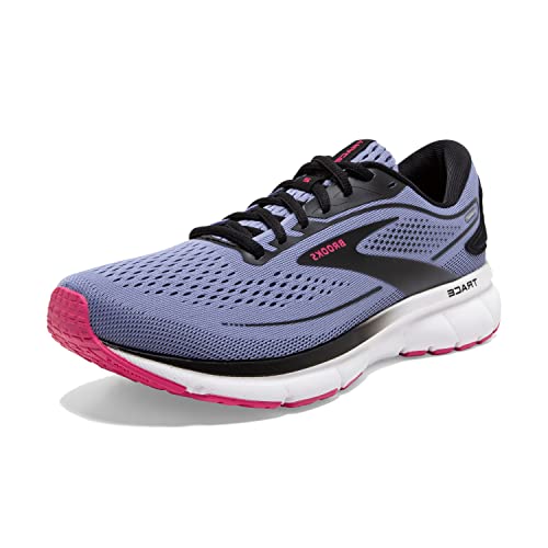 Brooks Women’s Trace 2 Neutral Running Shoe - Purple Impression/Black/Pink - 8 Medium