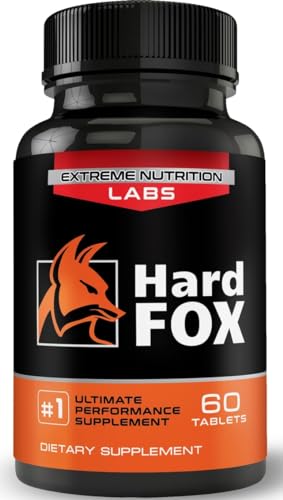 Hard Fox - #1 Ultimate Performance - 3' Added Size in 60 Days - Enlargement Pills for Men - Super Drive, Strength, Size, Endurance - 60 Count