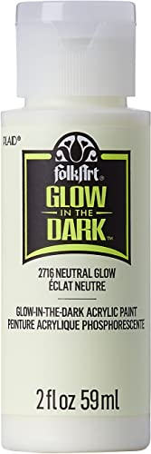 FolkArt Acrylic Dark Paint, Neutral Glow