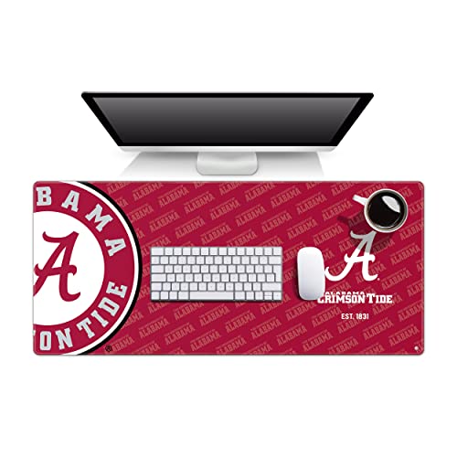 YouTheFan NCAA Alabama Crimson Tide Logo Series Desk Pad