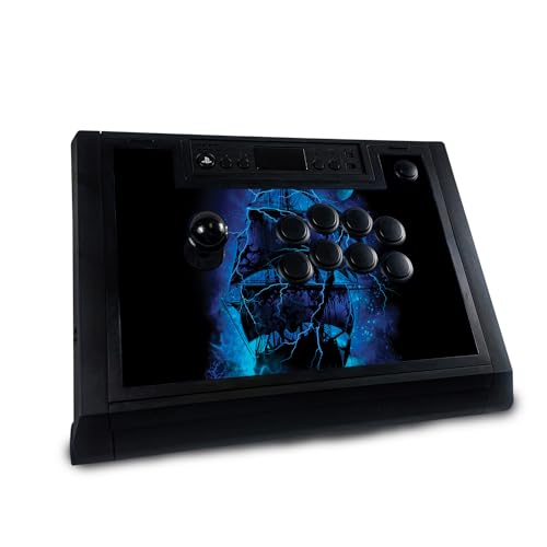 Gaming Skin Compatible with Hori Fighting Stick Alpha (PS5, PS4, PC) - Pirate Storm - Premium 3M Vinyl Protective Wrap Decal Cover - Easy to Apply | Crafted in The USA by MightySkins