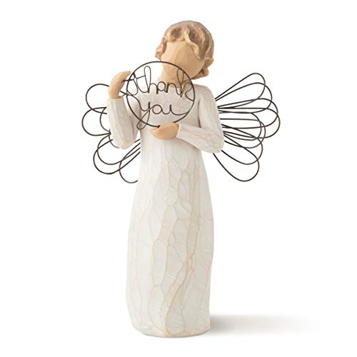 Willow Tree Just for You Angel, with Sincere Thanks, A Gift to Express Appreciation and Thankfulness for Teachers, Volunteers, Donors, Caregivers, Friends, Sculpted Hand-Painted Angel Figure