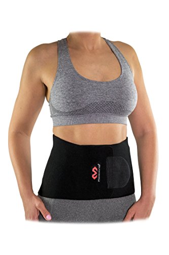 McDavid Waist Trimmer Belt, Waist Trainer for Women, Promotes Sweat & Weight Loss in Mid-Section, Sold as Single Unit, Black