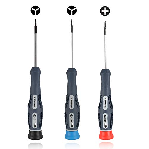 Triwing Screwdriver for Nintendo Switch Screwdriver Kit, Tri Wing Magnetic Tip Screwdriver Repair Tool Set, PH00 Y0 Y00 Cross Wing Precision Screw Driver Compatible with NS Switch Controller