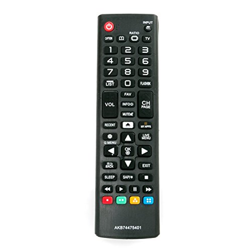 AKB74475401 Replace Remote fit for LG TV 55UF6430 49UF6490 55UF6450 65UF6450 49UF6400 43UF6430 55UF6790 49UF6430 65UF6790 43UF6800 49UF6800 55UF6800 65UF6800 43UF6900 49UF6900 60UF7300 70UF7300