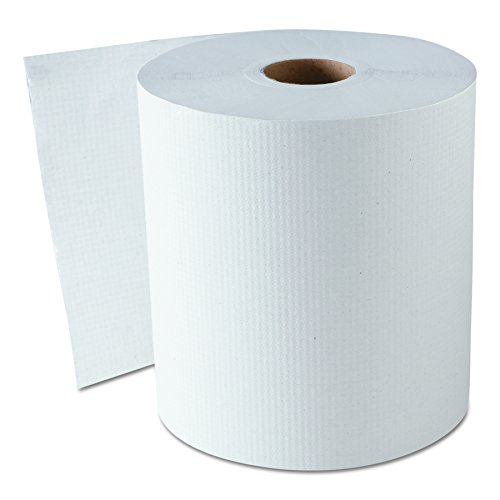 GEN 1820 Hardwound Roll Towels, White, 8' x 800 ft (Case of 6)