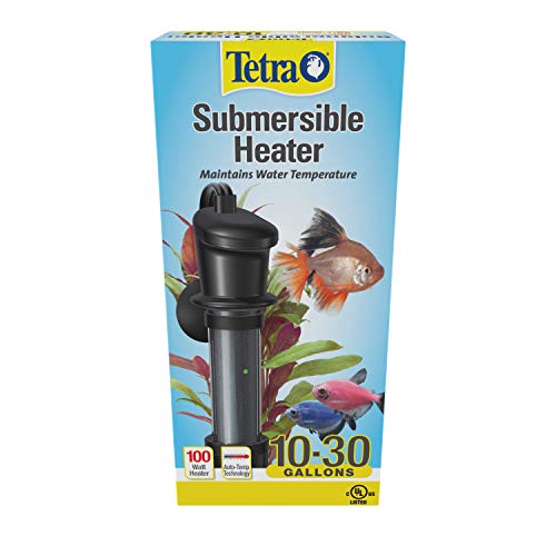 Tetra 26446 HT Submersible Aquarium Heater With Electronic Thermostat, 100-Watt,Multicolor, 10-30 Gallon