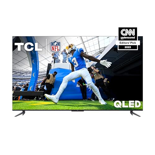 TCL 65-Inch Q6 QLED 4K Smart TV with Google (65Q650G, 2023 Model) Dolby Vision, Atmos, HDR Pro+, Game Accelerator Enhanced Gaming, Voice Remote, Works Alexa, Streaming UHD Television