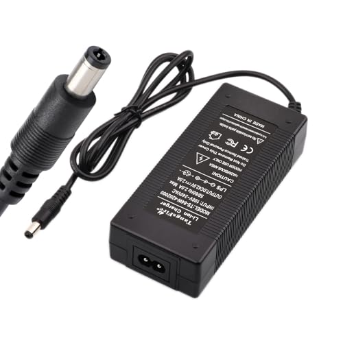 42V Charger Replacement Electric Scooter Charger 1 Prong Smart Universal for 36V Lithium Battery Compatible with Gotrax Jetson 36 Volt Escooter Ebike