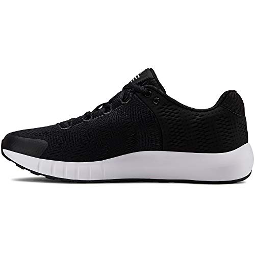 Under Armour Women's Micro G Pursuit BP Athletic Shoe, black//white, 10 M US