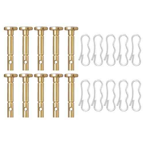 Replacement Shear Pin Kit 738-04124A for MTD Cad Snowblower - Shear Pins & Cotter Pins 714-04040 Compatible with Troy Bilt Craftsman 2-Stage 3-Stage Snow Blower, Snow Thrower, Lawn Tractor, 10 Set