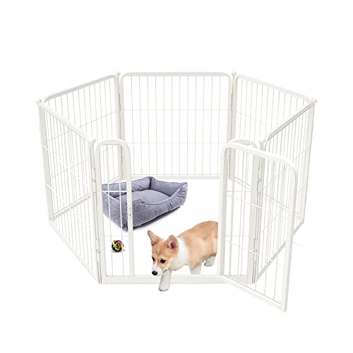 FXW Homeplus Dog Playpen Designed for Indoor Use, 24' Height for Puppy and Small Dogs│Patented