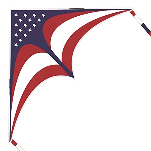 Delta Kite for Kids Adults Easy to Fly American Flag Kite