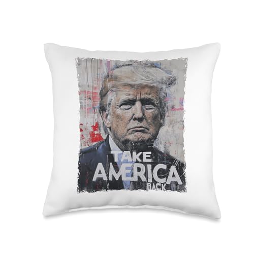 Trump Take America Back Throw Pillow