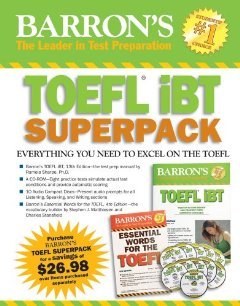 Barron's TOEFL iBT Superpack [CD-ROM] [2010] 13 Pap/Cdr Ed. Pamela Sharpe, Steven J. Matthiesen