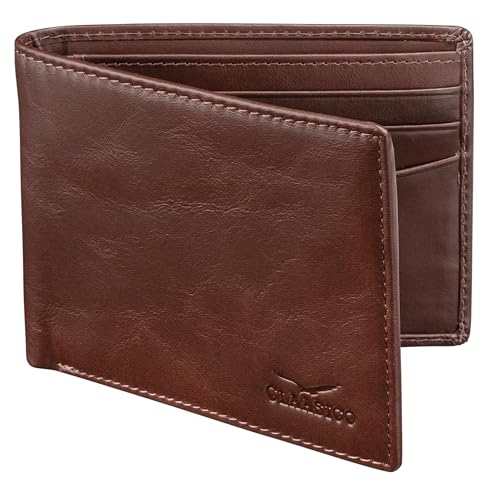 Wallet for Men’s - Genuine Leather Slim Bifold RFID Wallet - Gift for Men Packed in Stylish Gift Box