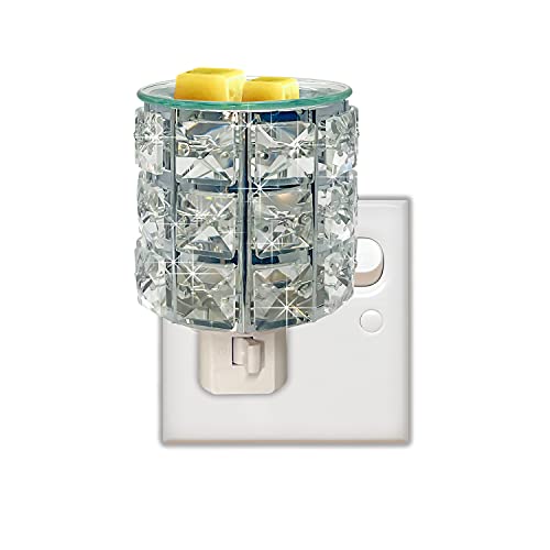 MeplLivs Warmers Pluggable Fragrance Warmer- Decorative Plug-in for Warming Scented Candle (Silver)¡­