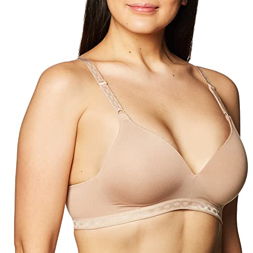 Warner's womens Cloud 9 Super Soft Wireless Lightly Lined Comfort 1269 bras, Toasted Almond, 36A US