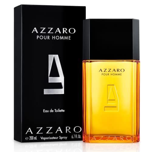 Azzaro Pour Homme Eau de Toilette - Sensual & Timeless Mens Cologne - Fougere, Aromatic & Woody Fragrance - Everyday Wear - Warm, Classic Scent - Luxury Perfumes for Men - Value Size, 6.7 Fl. Oz