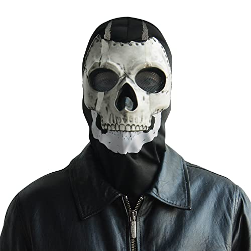 CrosCentury Halloween Ghost Mask Mask Scary Full Face Skull Mask Halloween Costume for Men Women