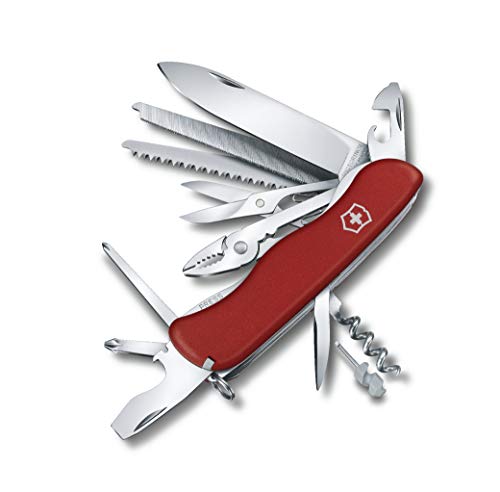 Victorinox Work Champ Army Knife, Red, 21 Function
